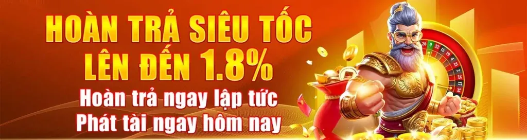Hoàn trả hàng ngày cho game nổ hũ